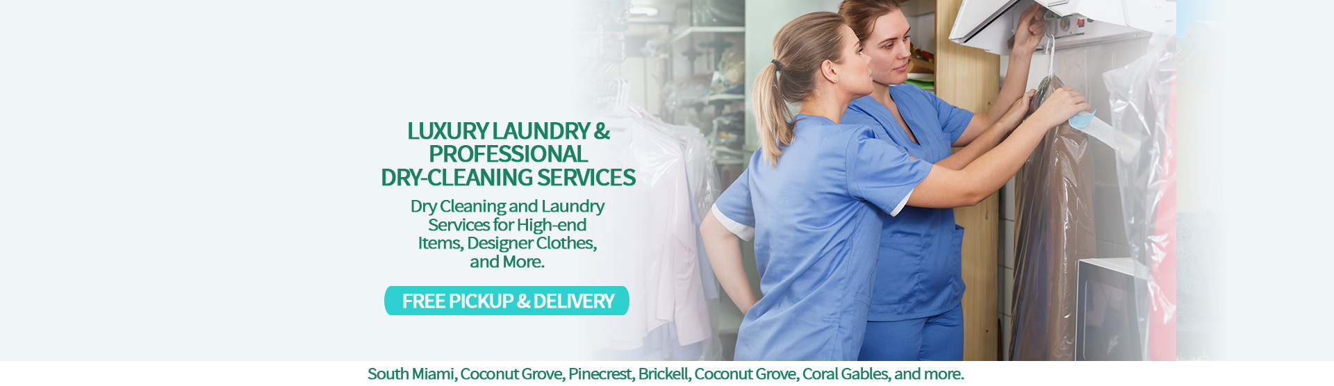 Luxury laundry & professional dry-cleaning services